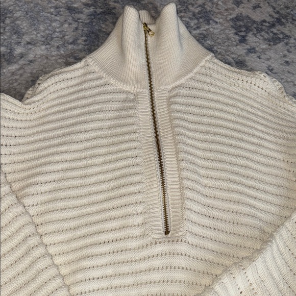 Varley Tara pointelle half zip sweater - Picture 3 of 5